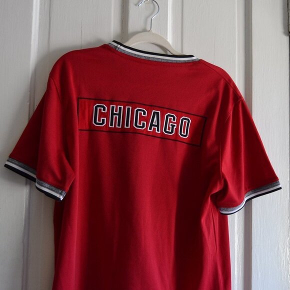 Carbon "Chicago" Embroidered Short Sleeve Jersey Tee Size Large - Picture 8 of 14
